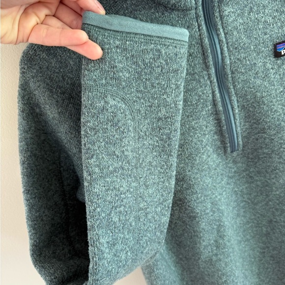 Patagonia Dark Teal Women’s Better Sweater 1/4 Zip Knitted Pullover - Small - Picture 8 of 14